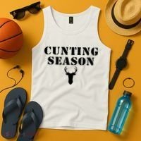 Cunting Season Shirt Funny Hunting Deer Season Tank Top thumb 4