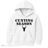 Cunting Season Shirt Funny Hunting Deer Season Kids Hoodie thumb 0