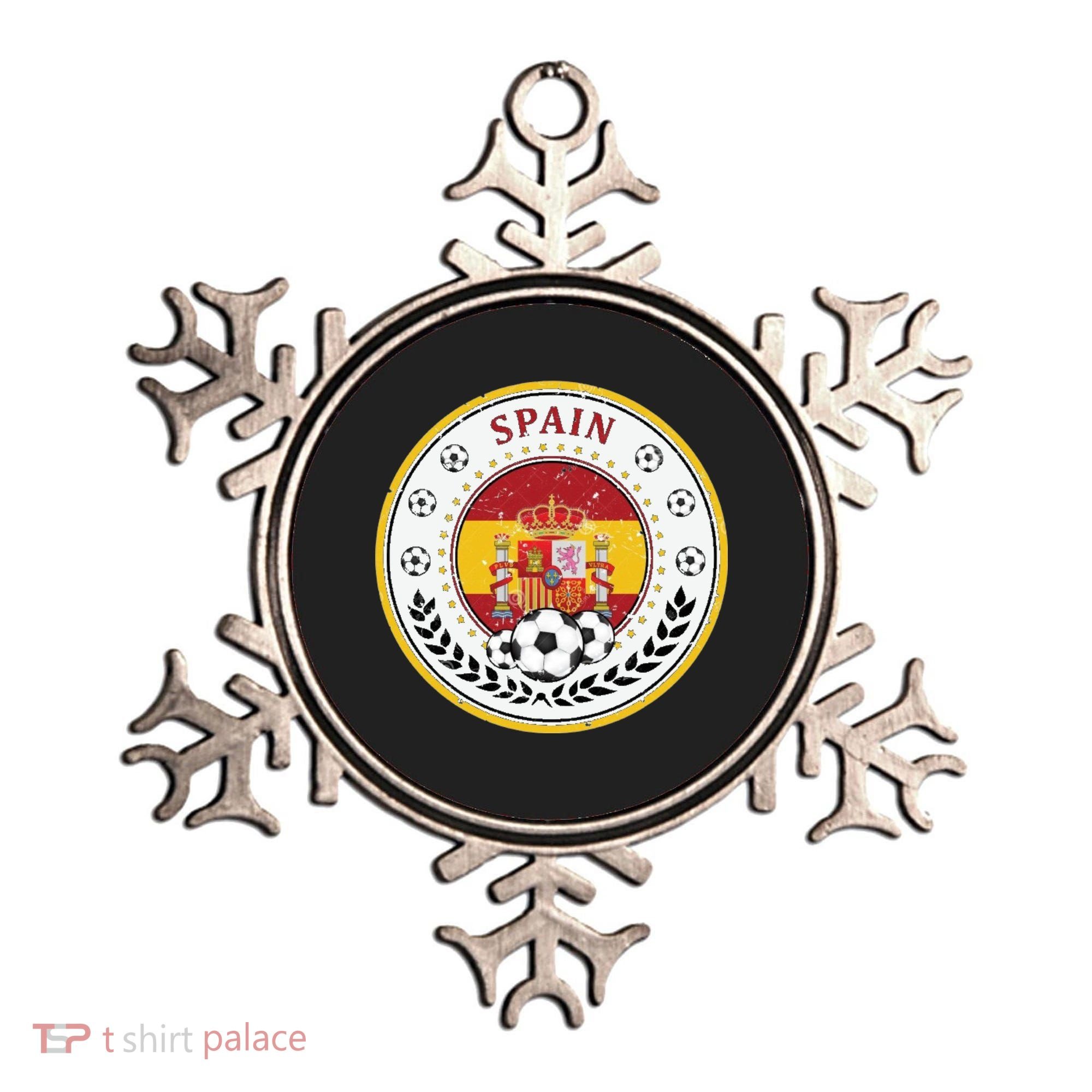 Cool Spain Soccer Logo Ornament