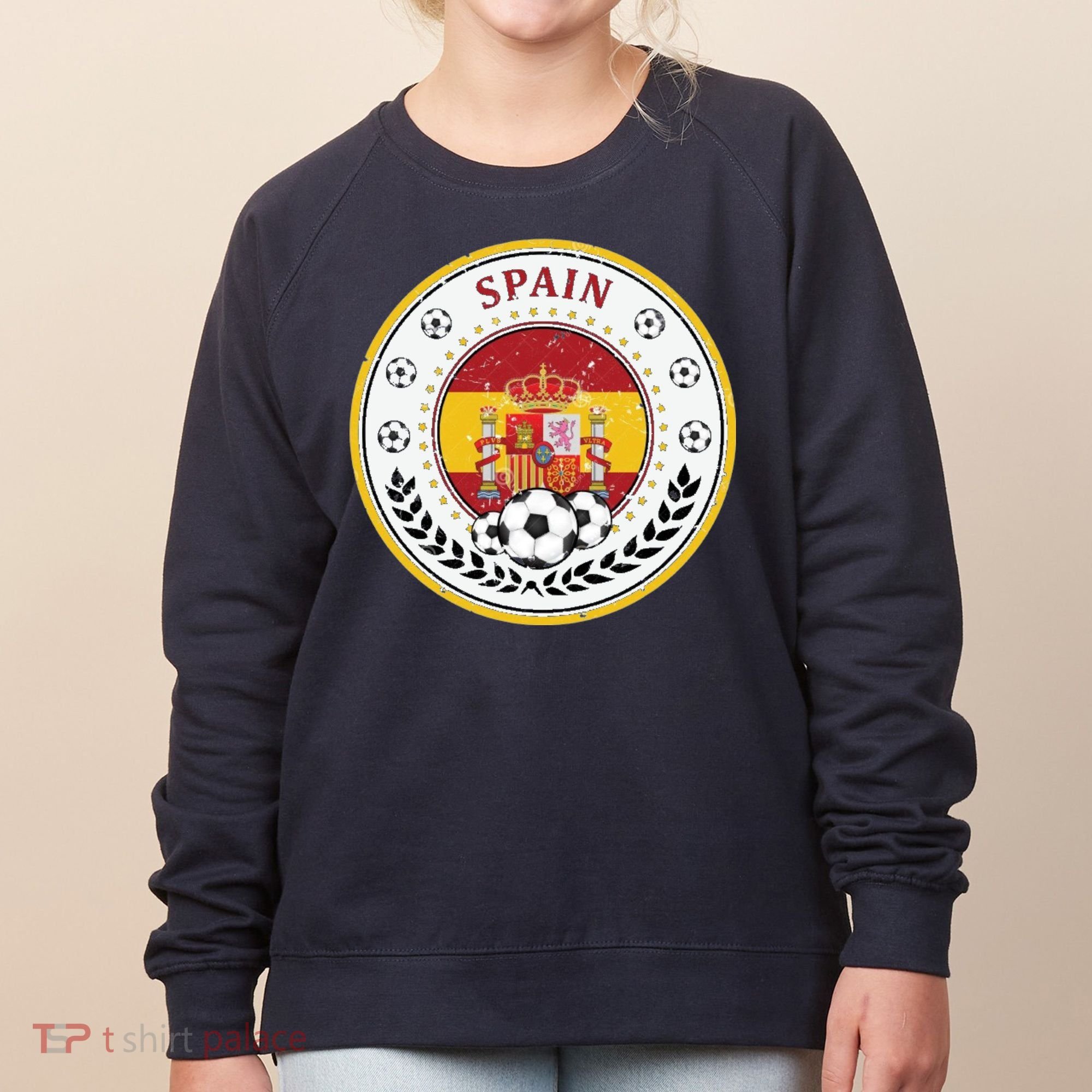 Cool Spain Soccer Logo Women's Sweatshirt