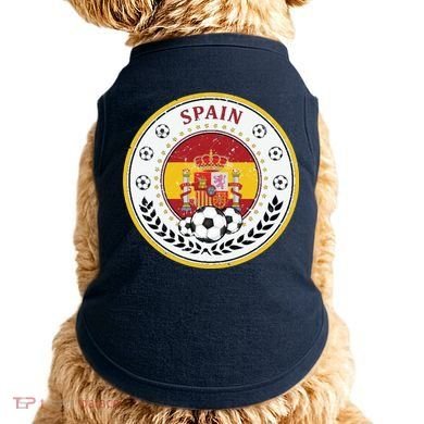 Cool Spain Soccer Logo Doggie Tank
