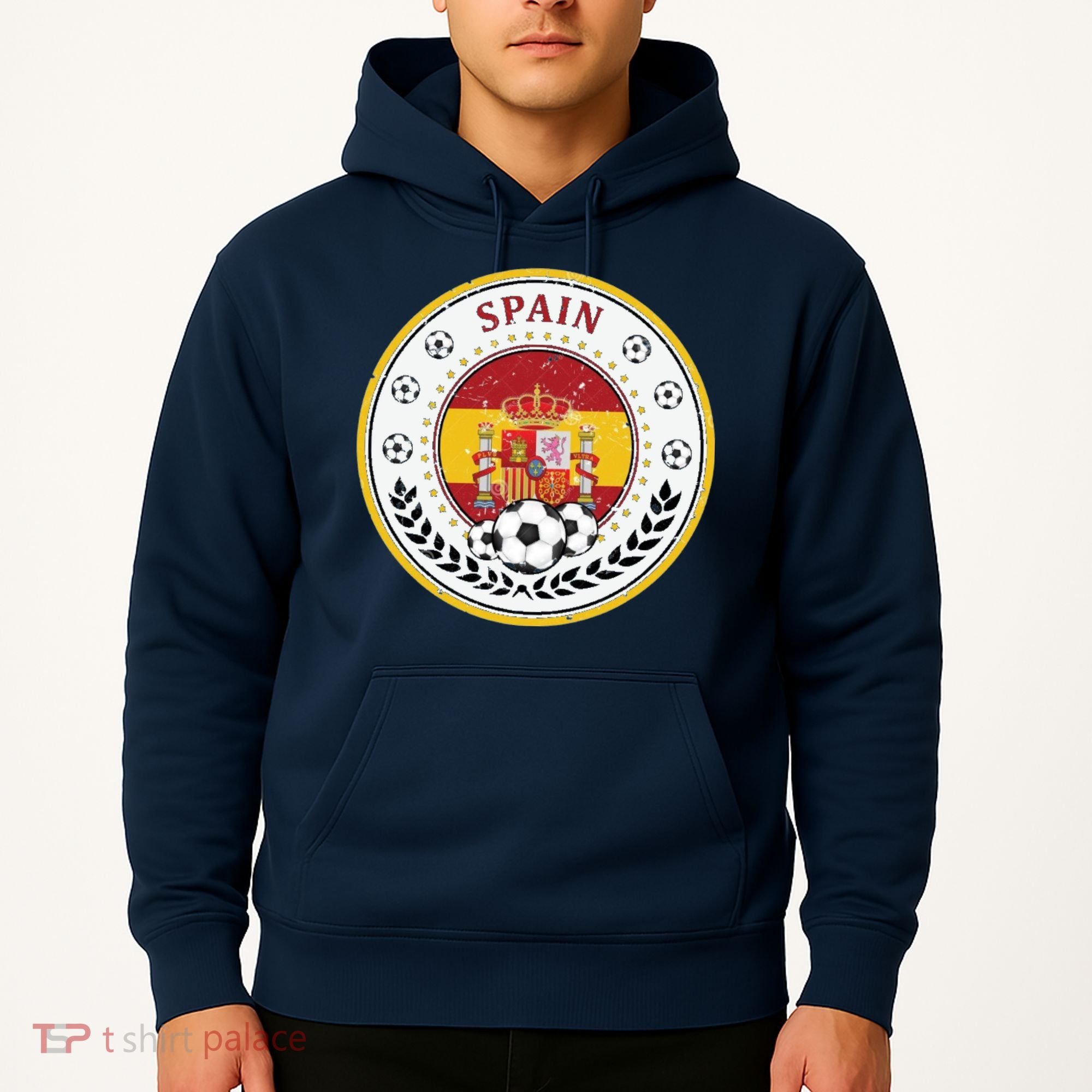 Cool Spain Soccer Logo Hoodie