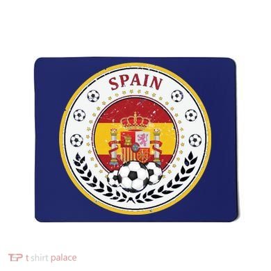 Cool Spain Soccer Logo Mousepad