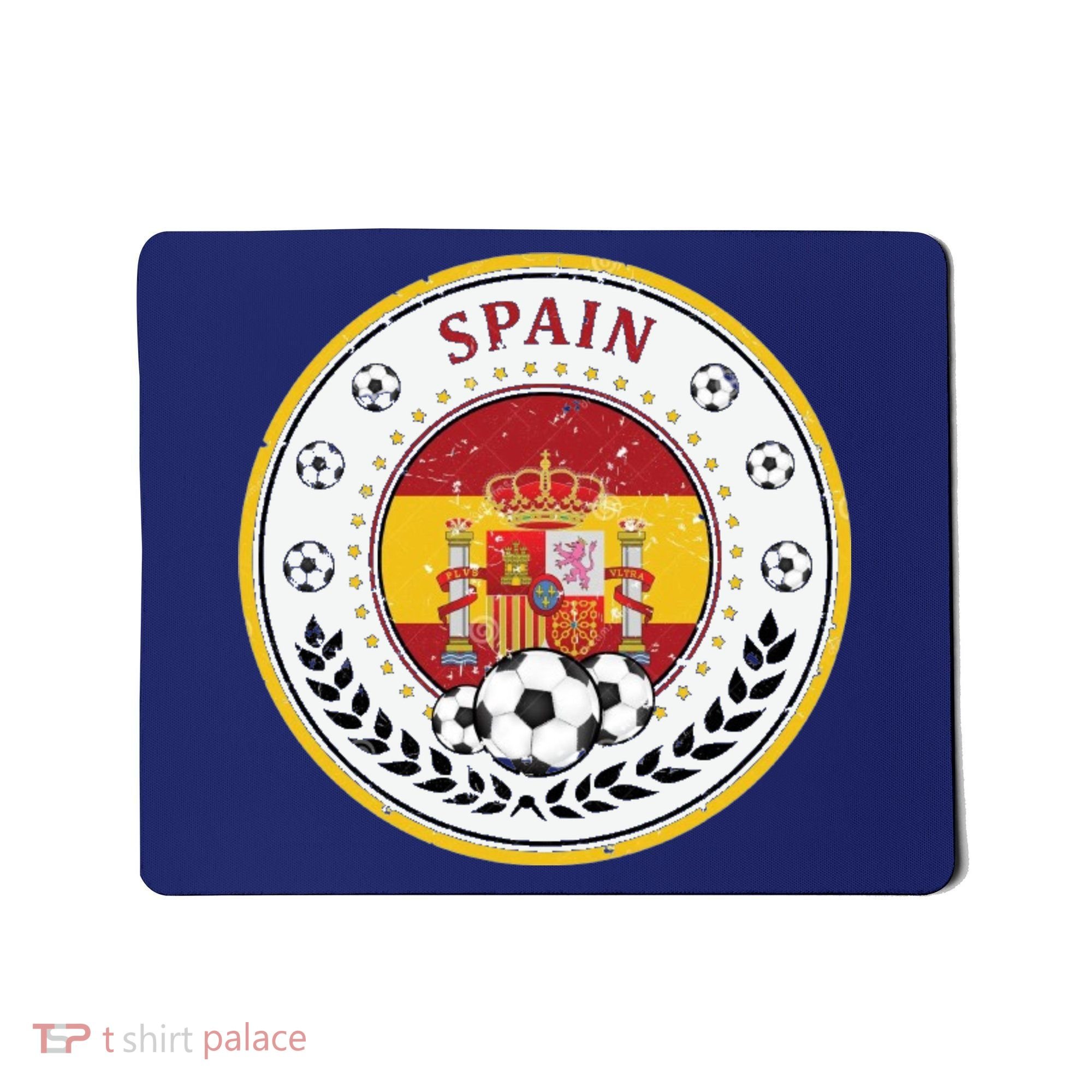 Cool Spain Soccer Logo Mousepad