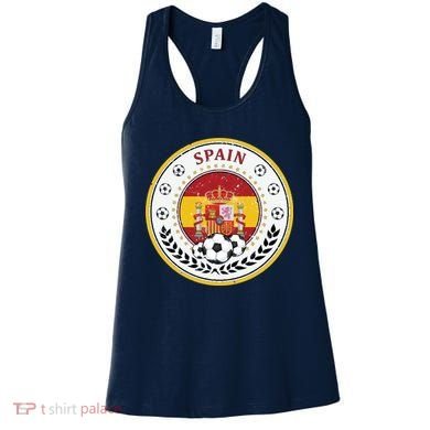 Cool Spain Soccer Logo Women's Tank Top