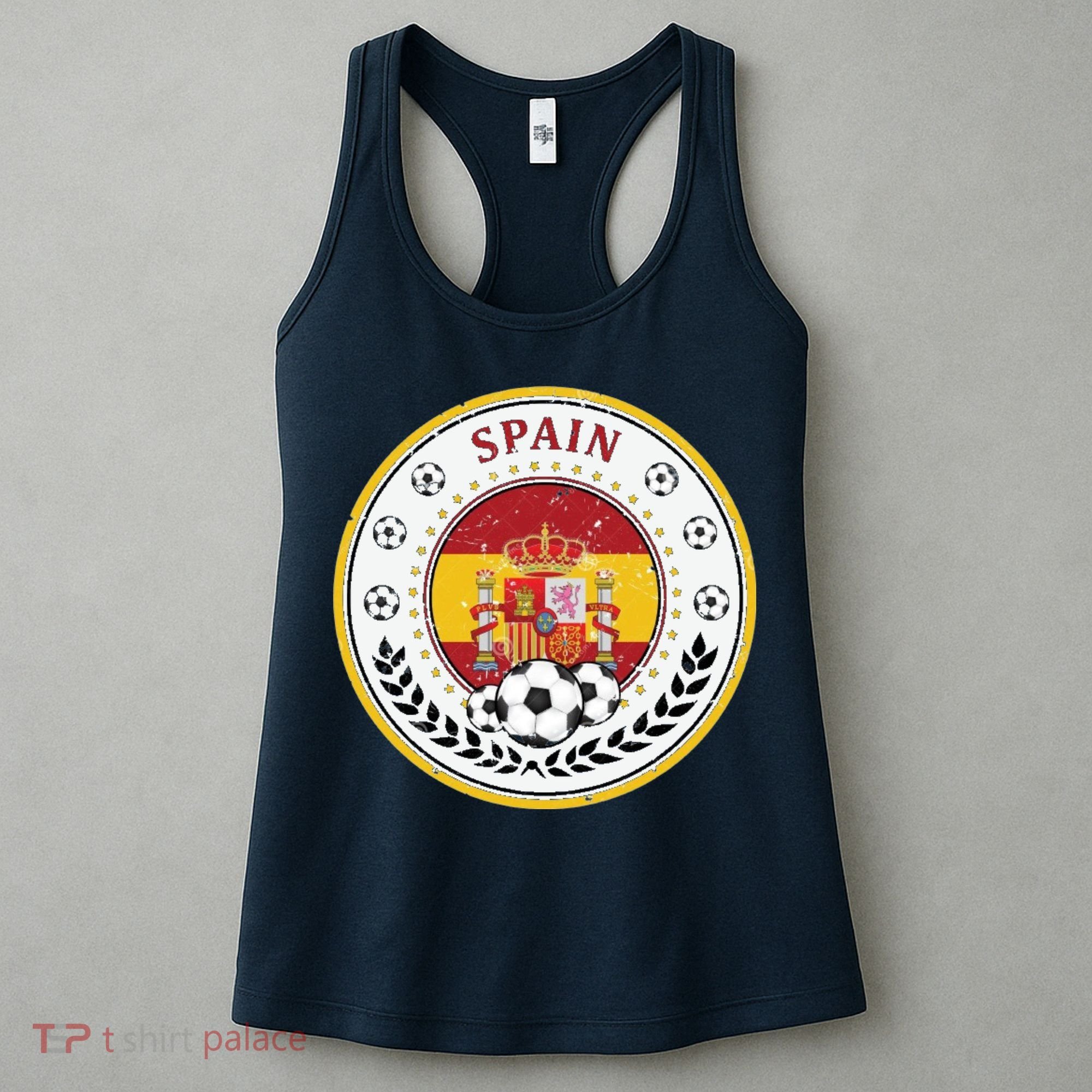 Cool Spain Soccer Logo Women's Tank Top