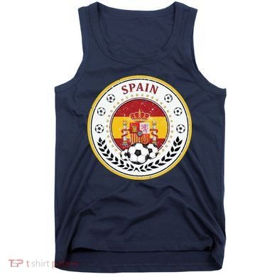 Cool Spain Soccer Logo Tank Top