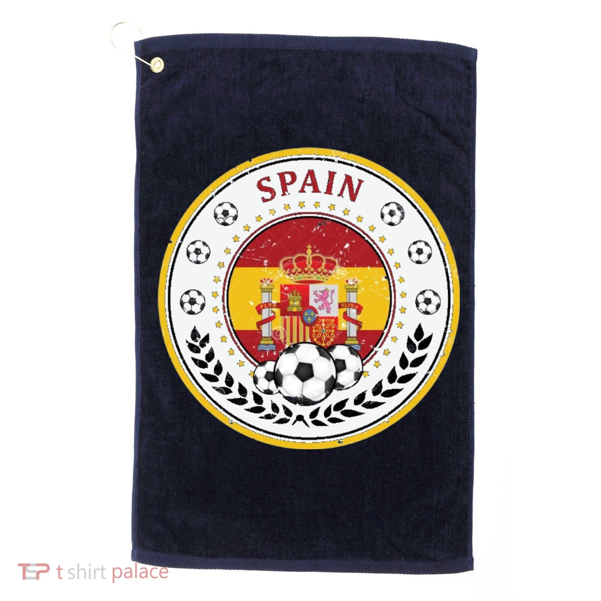 Cool Spain Soccer Logo Golf Towel