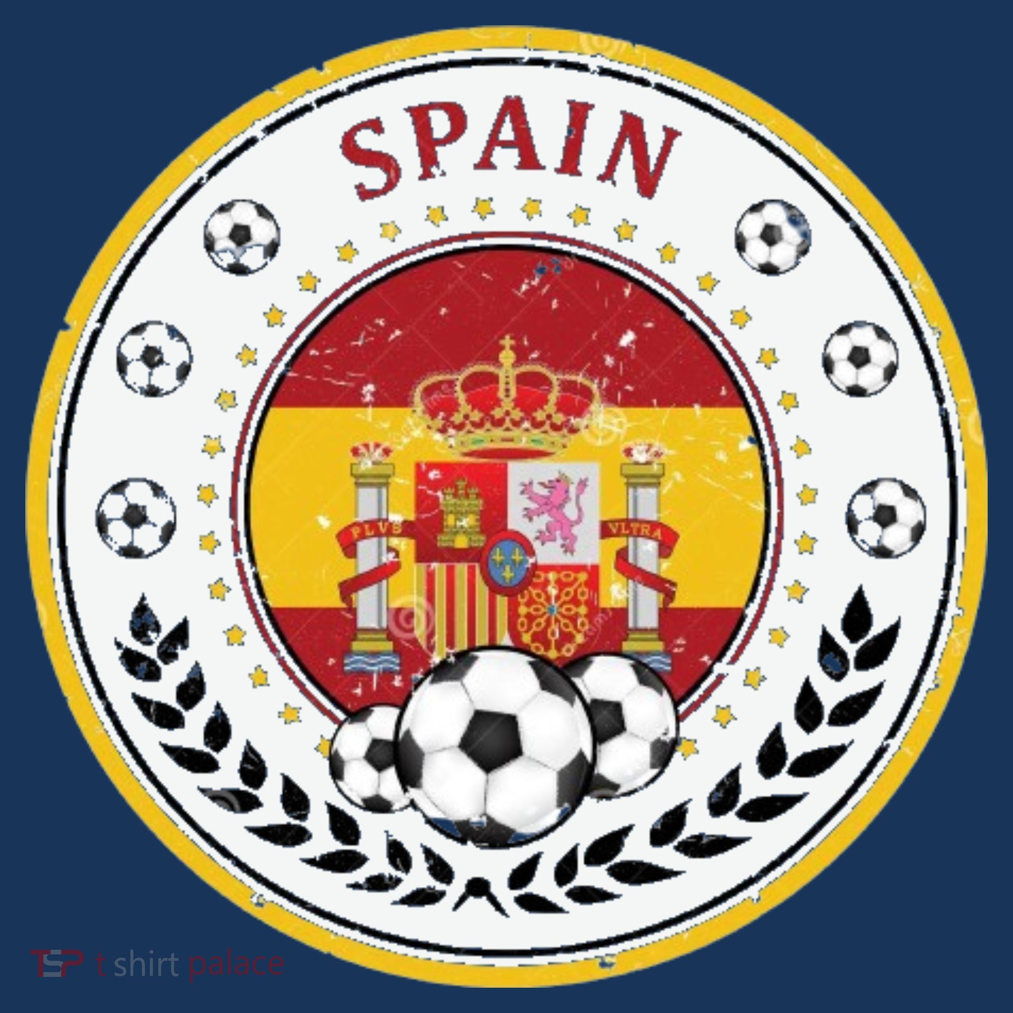 Cool Spain Soccer Logo Golf Towel