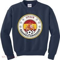 Cool Spain Soccer Logo Kids Sweatshirt thumb 0