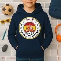 Cool Spain Soccer Logo Kids Hoodie thumb 2
