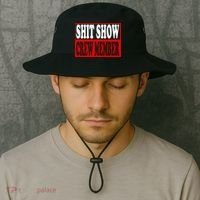 Cool Shit Show Crew Member For Adults Bucket Hat thumb 2
