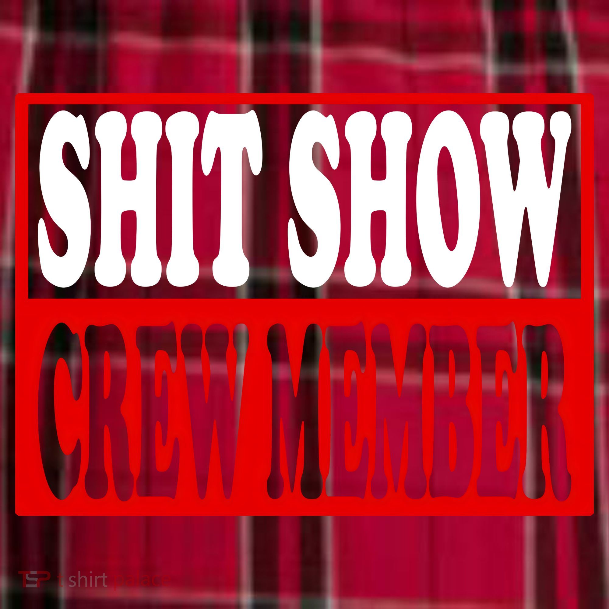 Cool Shit Show Crew Member For Adults Women's Flannel Plaid Pajama Pants