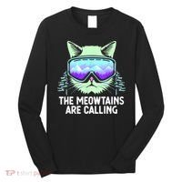 Cool Snowboard Ski Lover Mountain Skier Long Sleeve Shirt thumb 0