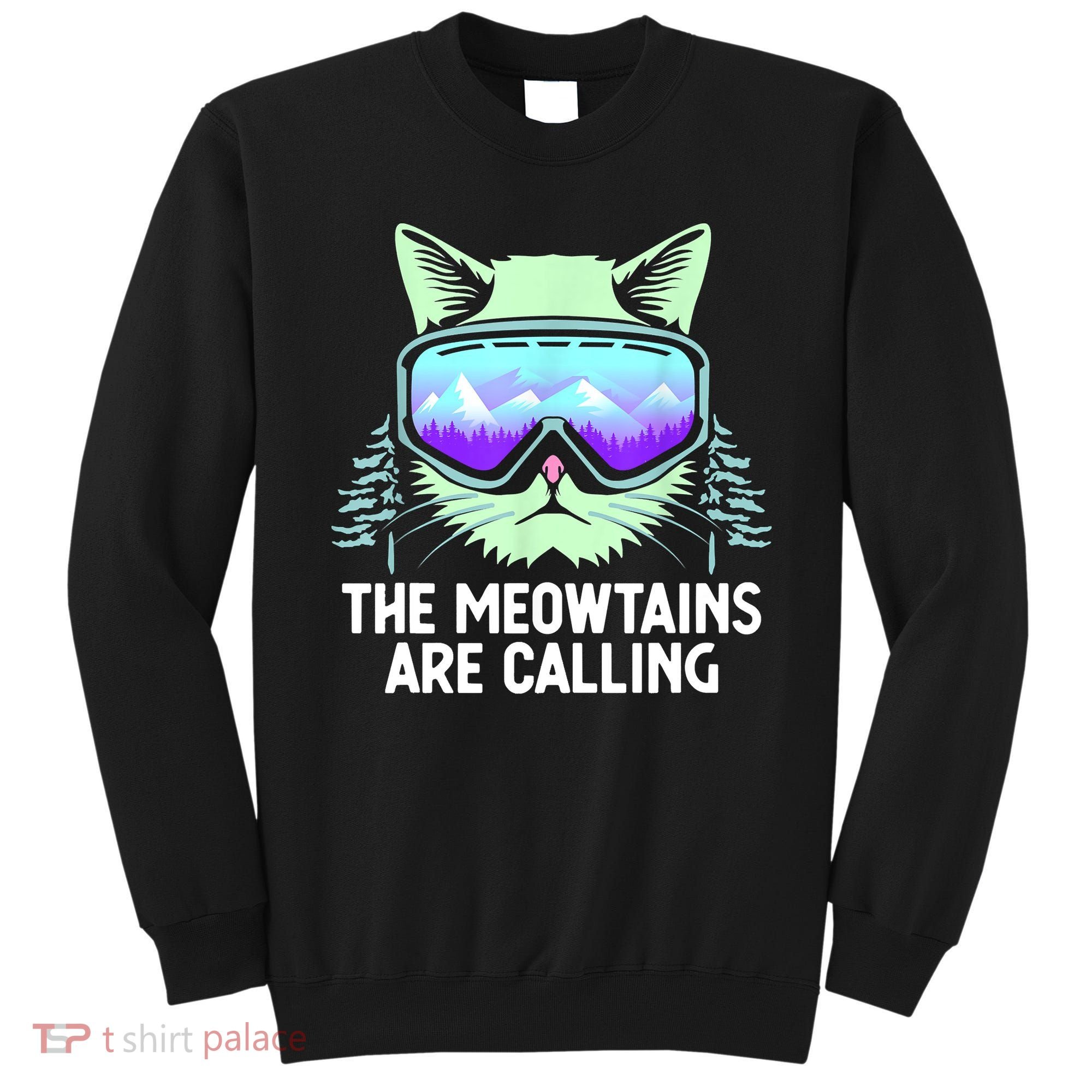 Cool Snowboard Ski Lover Mountain Skier Sweatshirt
