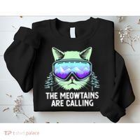 Cool Snowboard Ski Lover Mountain Skier Sweatshirt thumb 2