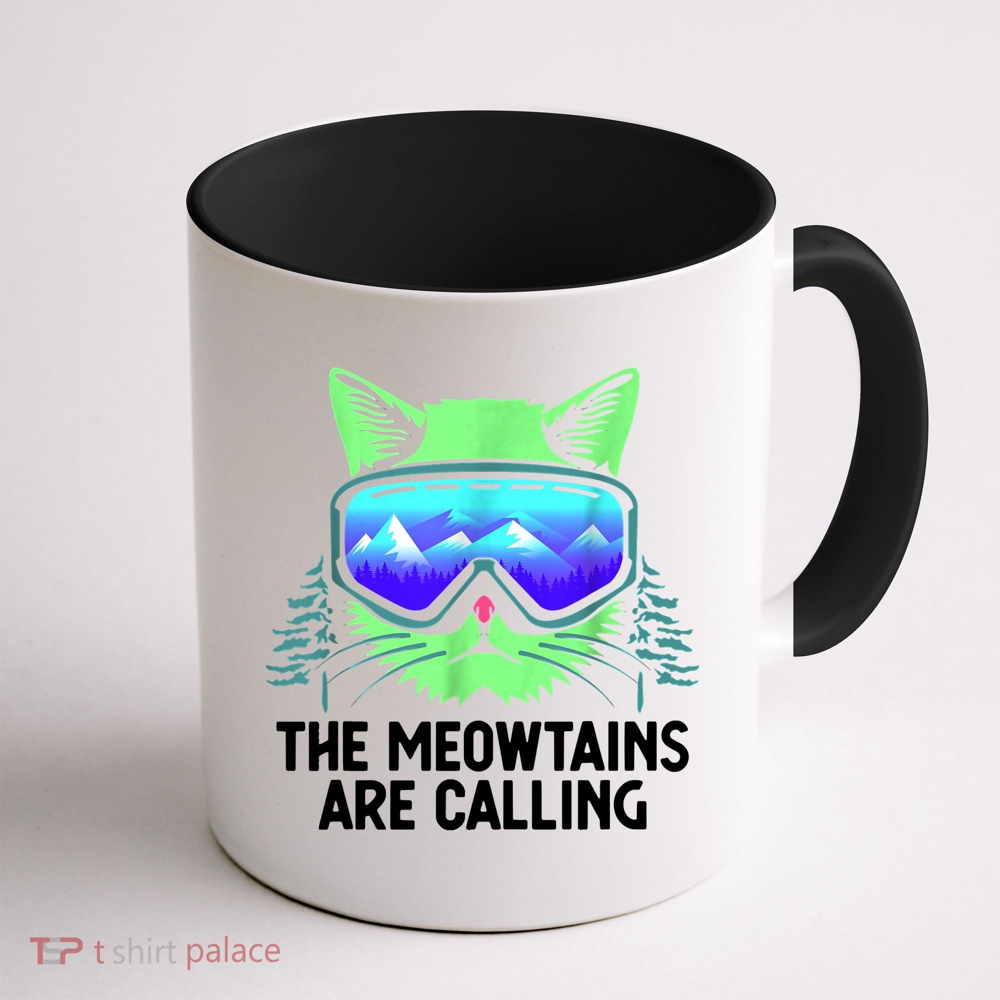 Cool Snowboard Ski Lover Mountain Skier Coffee Mug
