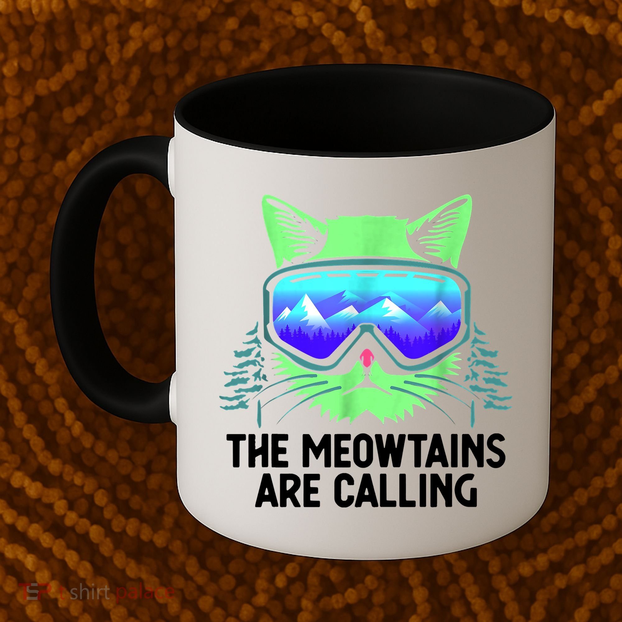 Cool Snowboard Ski Lover Mountain Skier Coffee Mug