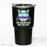 Cool Snowboard Ski Lover Mountain Skier Tumbler thumb 0