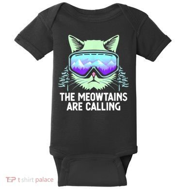 Cool Snowboard Ski Lover Mountain Skier Baby Bodysuit