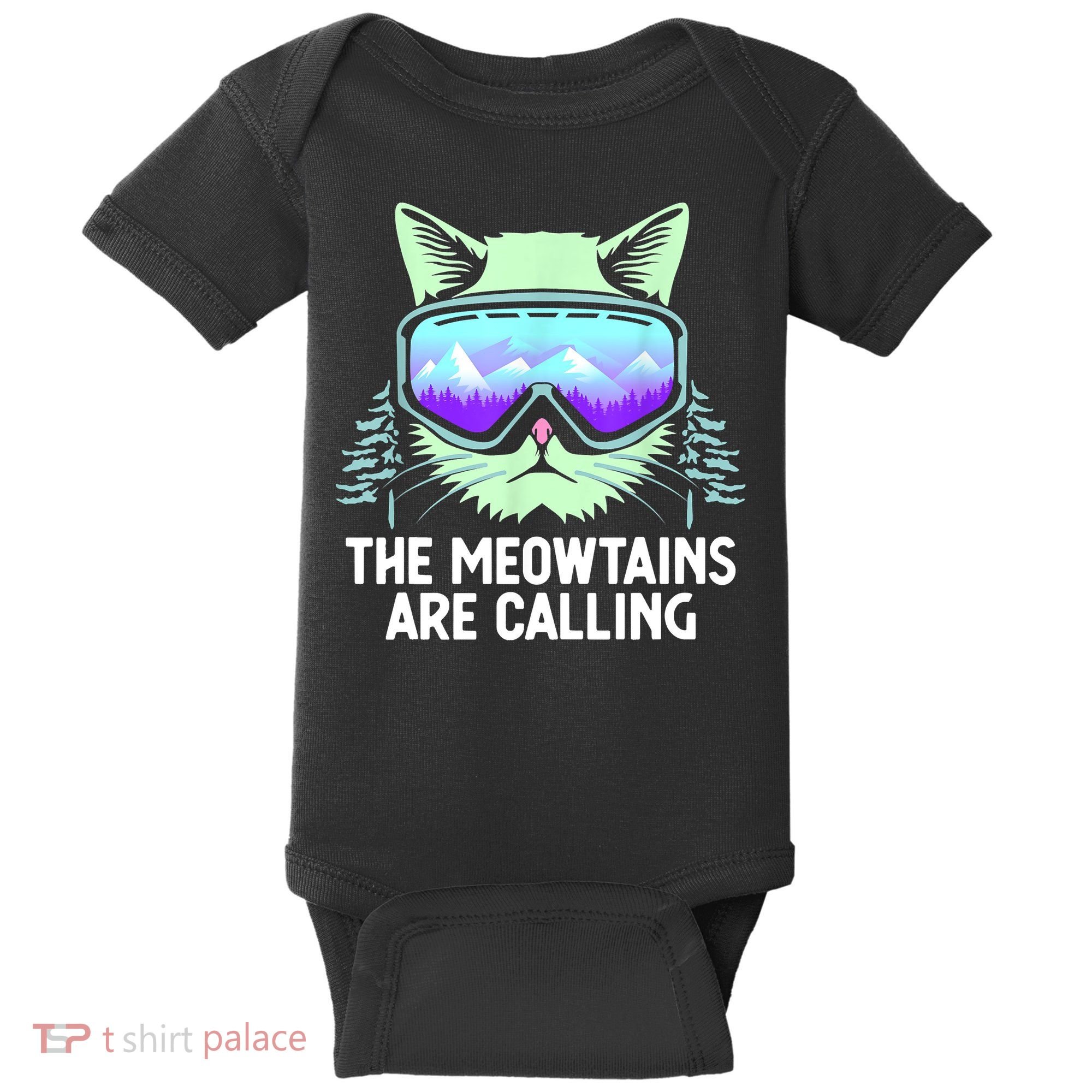 Cool Snowboard Ski Lover Mountain Skier Baby Bodysuit