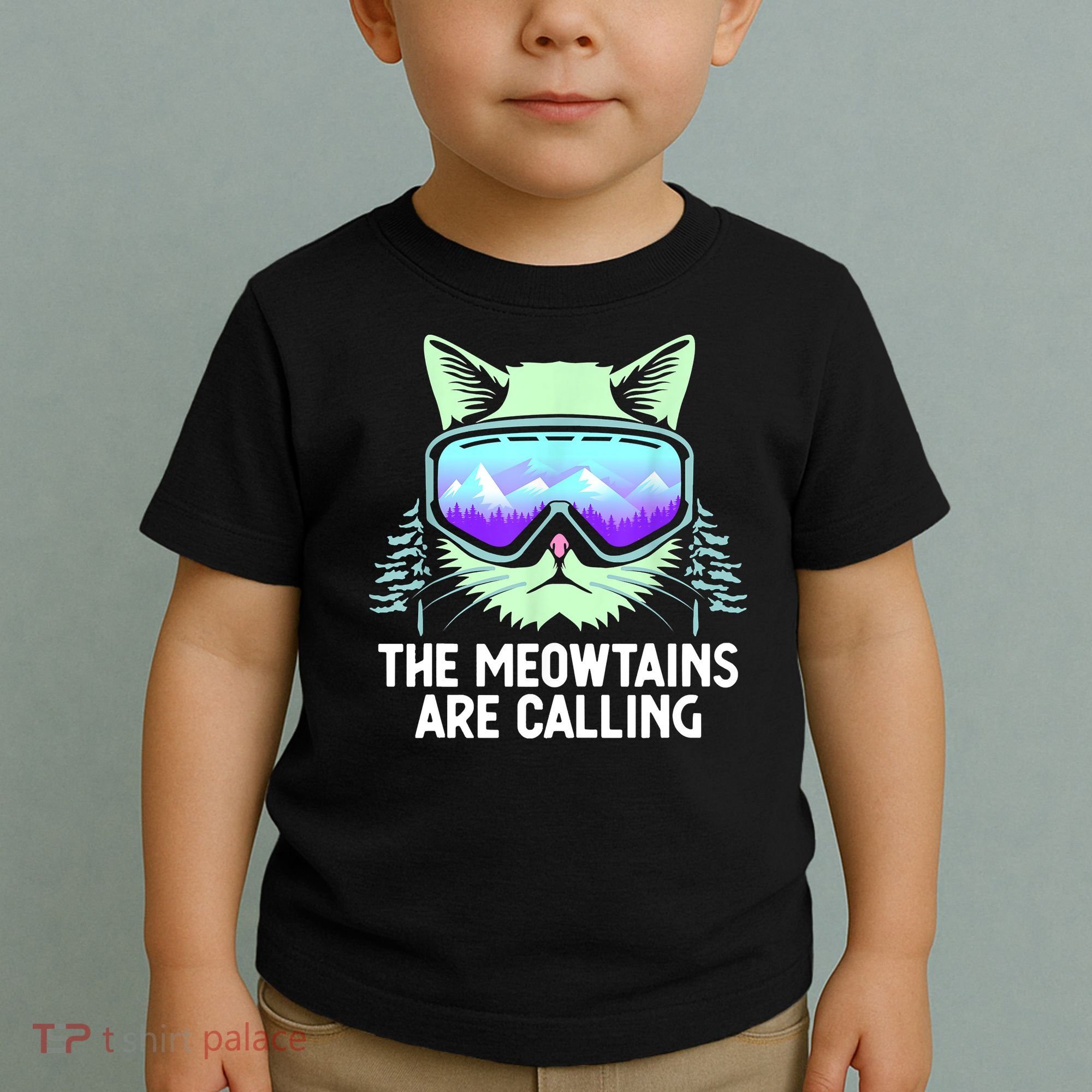Cool Snowboard Ski Lover Mountain Skier Toddler T-Shirt