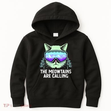 Cool Snowboard Ski Lover Mountain Skier Kids Hoodie