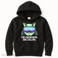 Cool Snowboard Ski Lover Mountain Skier Kids Hoodie thumb 0