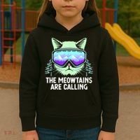 Cool Snowboard Ski Lover Mountain Skier Kids Hoodie thumb 3