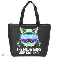 Cool Snowboard Ski Lover Mountain Skier Tote Bag thumb 0