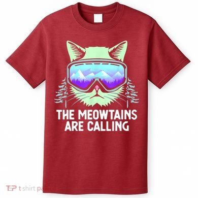 Cool Snowboard Ski Lover Mountain Skier T-Shirt
