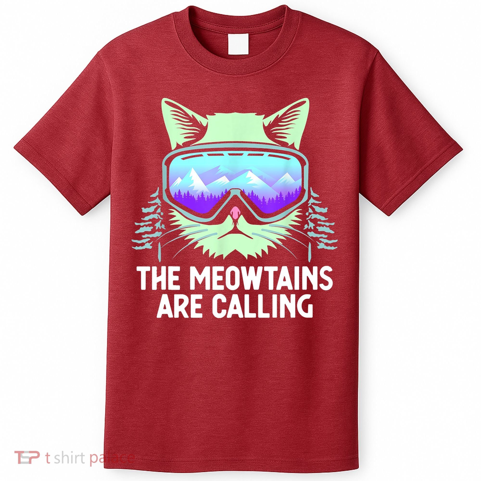 Cool Snowboard Ski Lover Mountain Skier T-Shirt