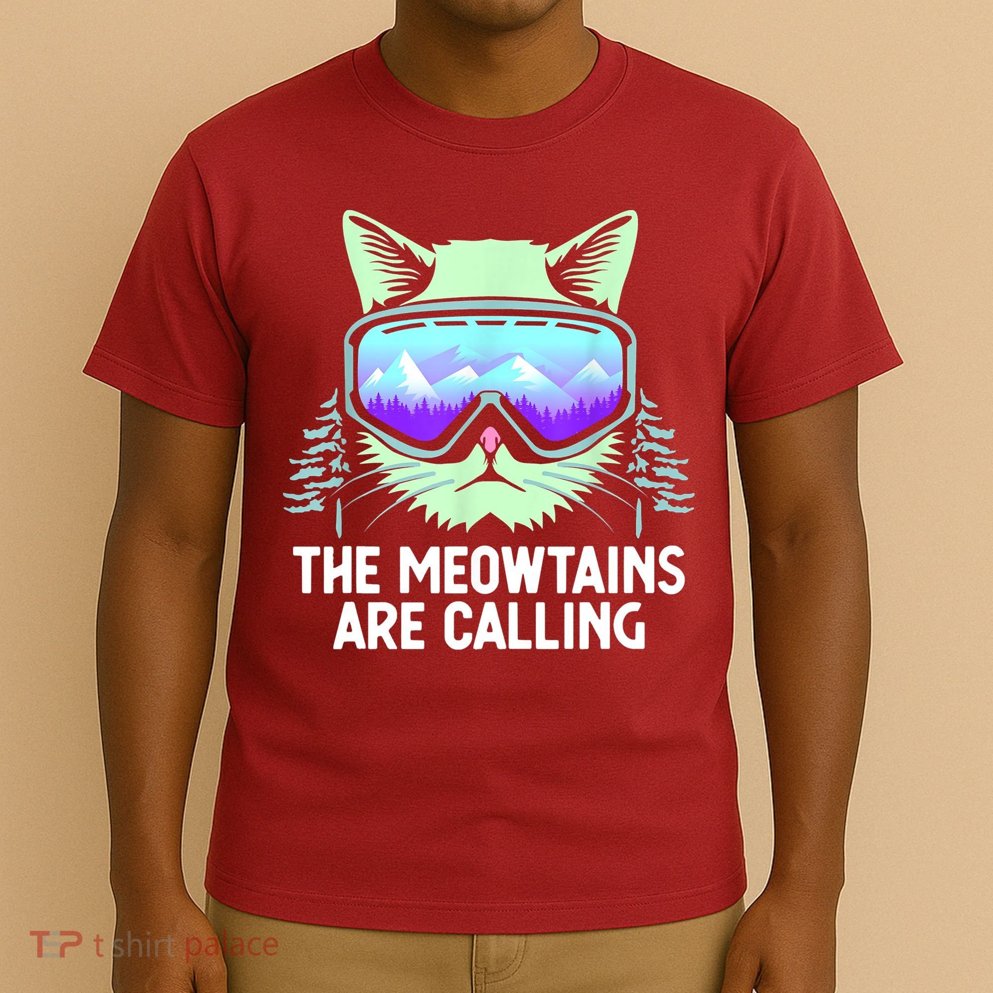 Cool Snowboard Ski Lover Mountain Skier T-Shirt