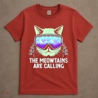 Cool Snowboard Ski Lover Mountain Skier T-Shirt thumb 4