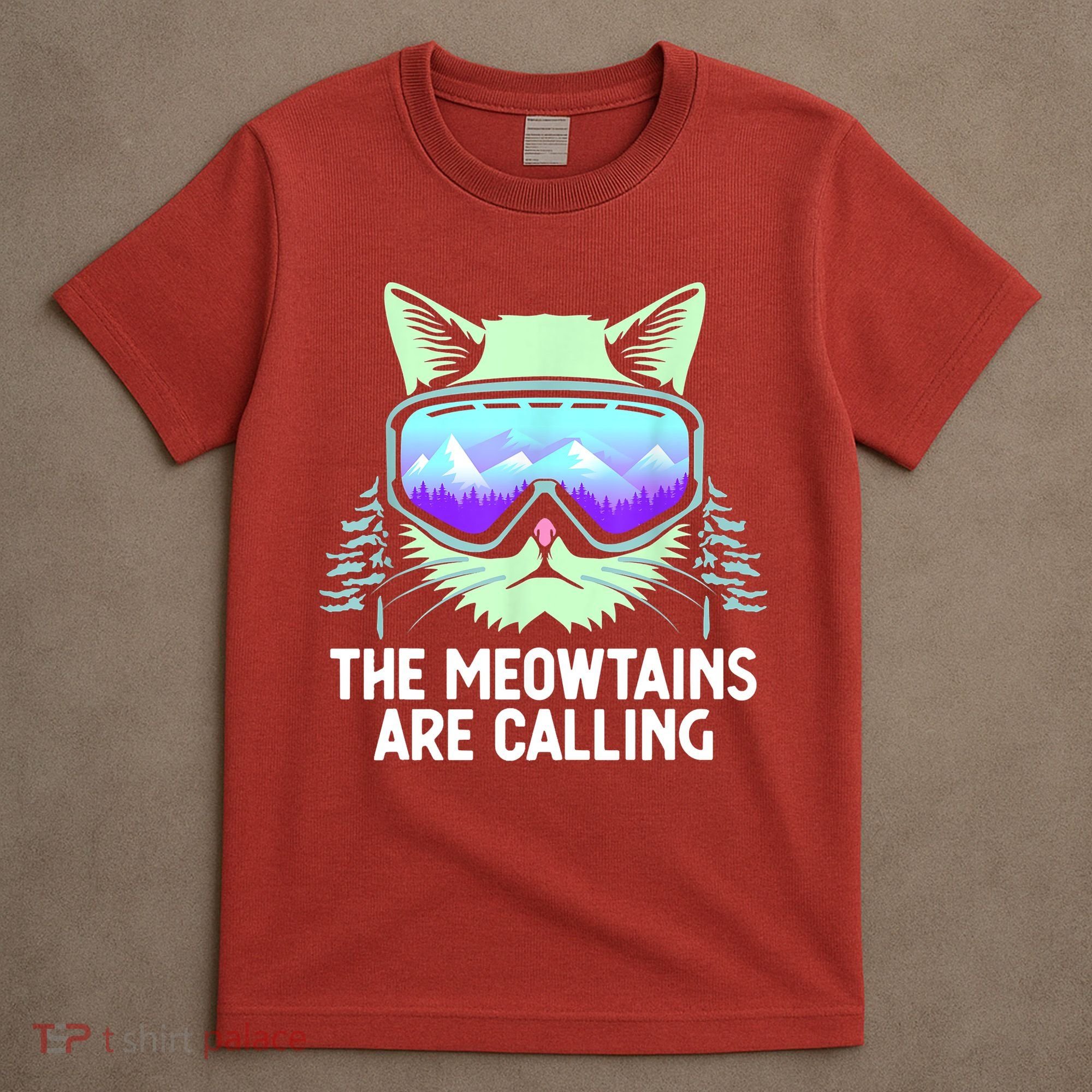 Cool Snowboard Ski Lover Mountain Skier T-Shirt