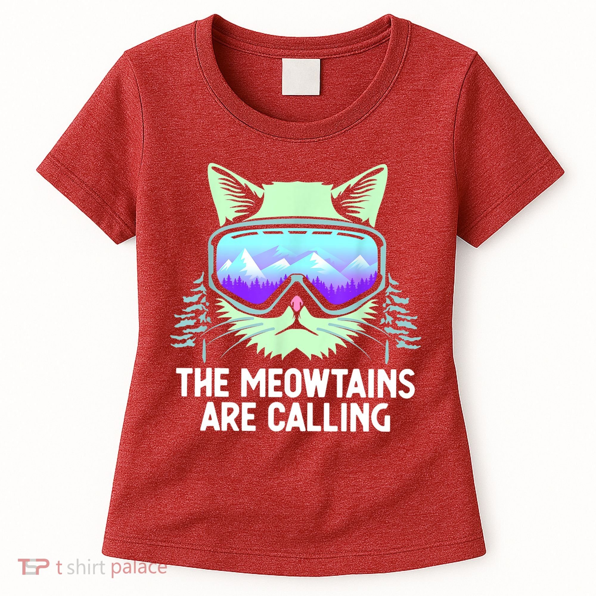 Cool Snowboard Ski Lover Mountain Skier Women's T-Shirt