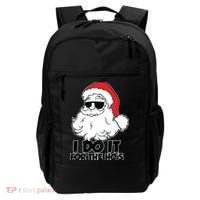 Christmas Santa Shirt I Do It For The Hos Ho Ho Ho Backpack thumb 0