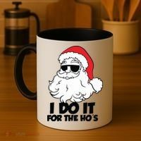 Christmas Santa Shirt I Do It For The Hos Ho Ho Ho Coffee Mug thumb 4