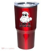 Christmas Santa Shirt I Do It For The Hos Ho Ho Ho Tumbler thumb 0