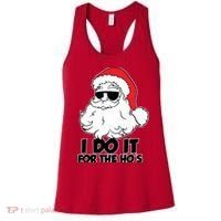 Christmas Santa Shirt I Do It For The Hos Ho Ho Ho Women's Tank Top thumb 0