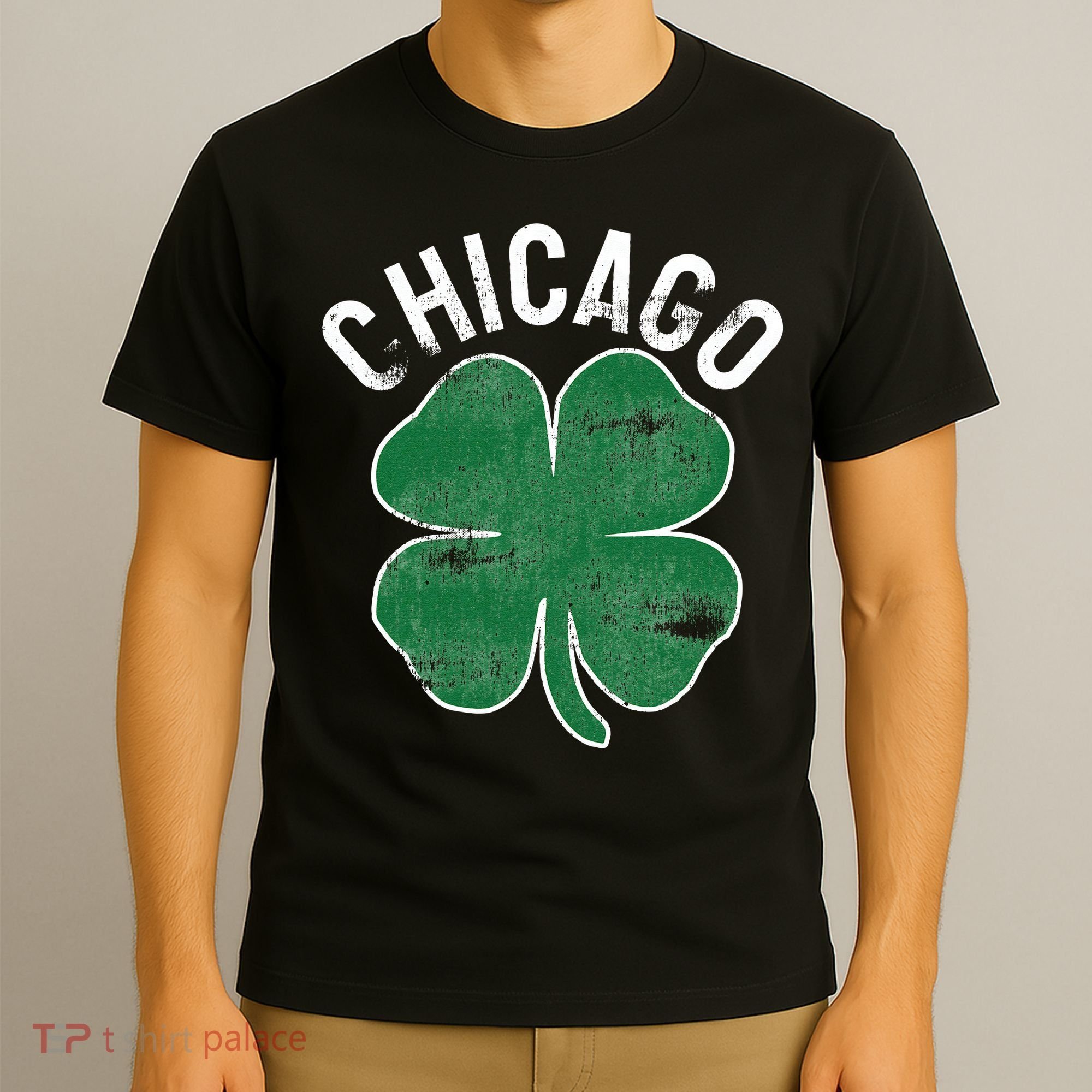Chicago Shamrock St. Patrick's Day Saint Paddy's Irish T-Shirt
