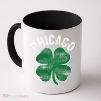 Chicago Shamrock St. Patrick's Day Saint Paddy's Irish Coffee Mug thumb 0