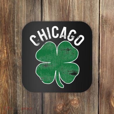 Chicago Shamrock St. Patrick's Day Saint Paddy's Irish Coaster