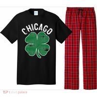 Chicago Shamrock St. Patrick's Day Saint Paddy's Irish Pajama Set thumb 0