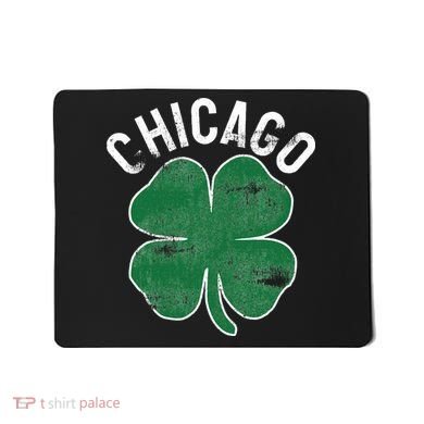 Chicago Shamrock St. Patrick's Day Saint Paddy's Irish Mousepad