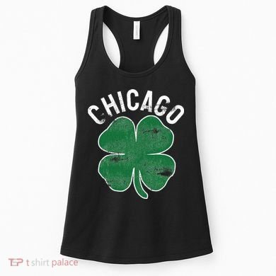 Chicago Shamrock St. Patrick's Day Saint Paddy's Irish Women's Tank Top