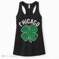 Chicago Shamrock St. Patrick's Day Saint Paddy's Irish Women's Tank Top thumb 0