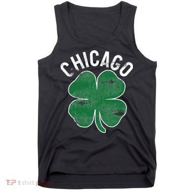 Chicago Shamrock St. Patrick's Day Saint Paddy's Irish Tank Top