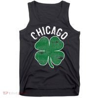 Chicago Shamrock St. Patrick's Day Saint Paddy's Irish Tank Top thumb 0