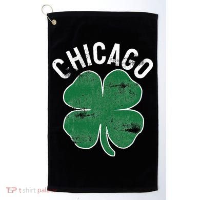 Chicago Shamrock St. Patrick's Day Saint Paddy's Irish Golf Towel